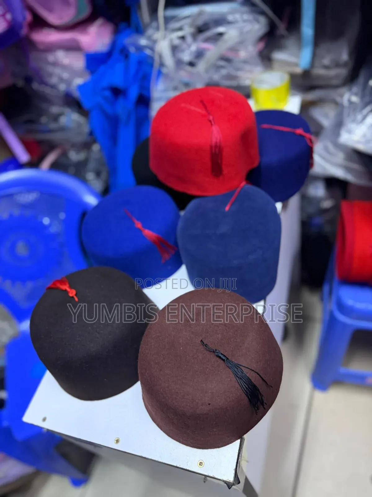 Oga Hats With a Tassels Different Colors