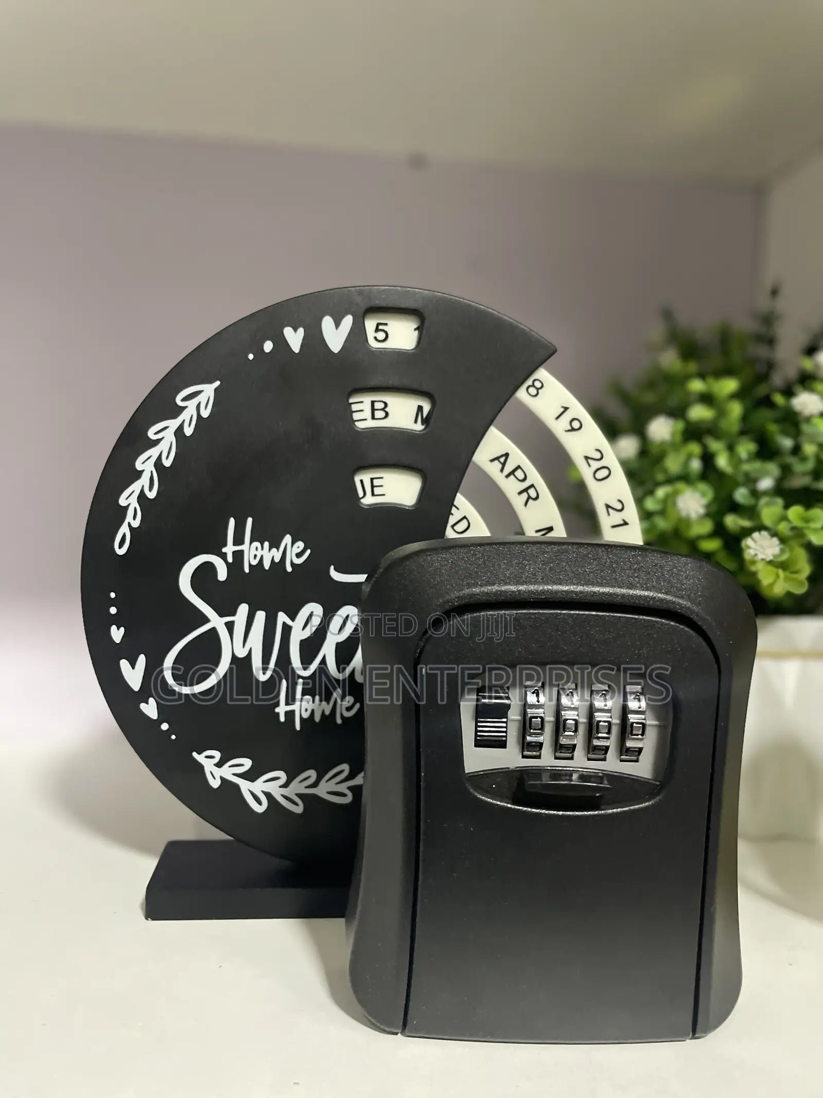 Black Full Metallic Outdoor Key Storage Combination Key Lock