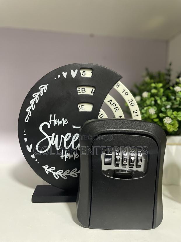 Black Full Metallic Outdoor Key Storage Combination Key Lock - main view