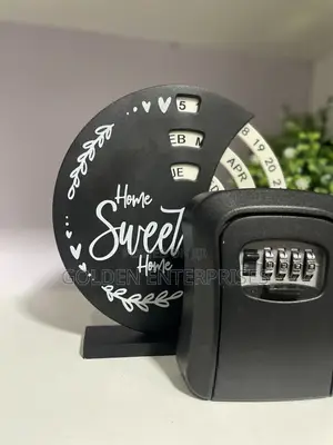 Wall Mount Metallic 4digit Combination Key Security Lock Box
