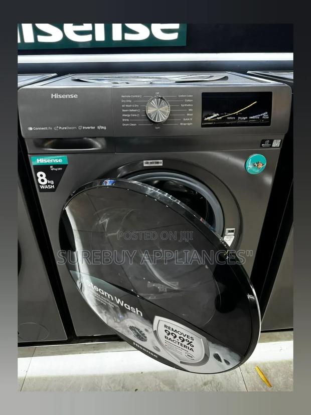*Hisense Washing Machine* *8/5. 8kg Wash 5kg Dry Front