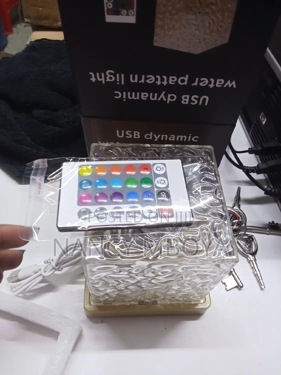 Usb Rotating Dynamic Water Pattern Light