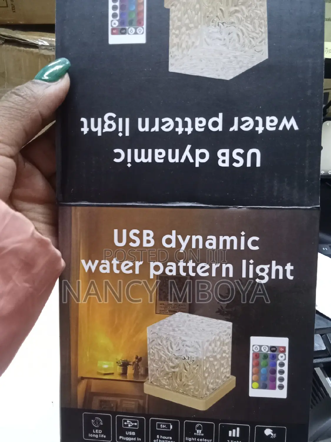 Usb Rotating Dynamic Water Pattern Light