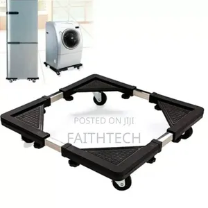 *Fridge/ Washing Machine Stand With 4 Wheels
