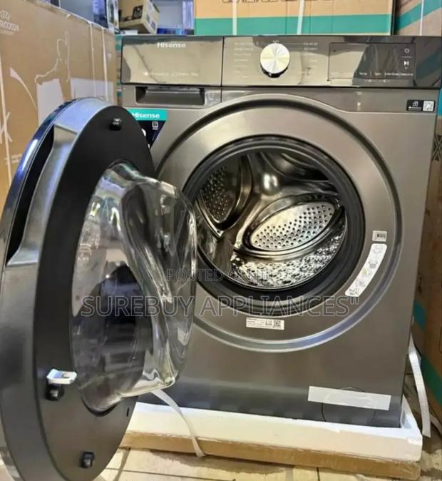 Hisense 12kg Wash and Spin Front Load Washing Machine - main view