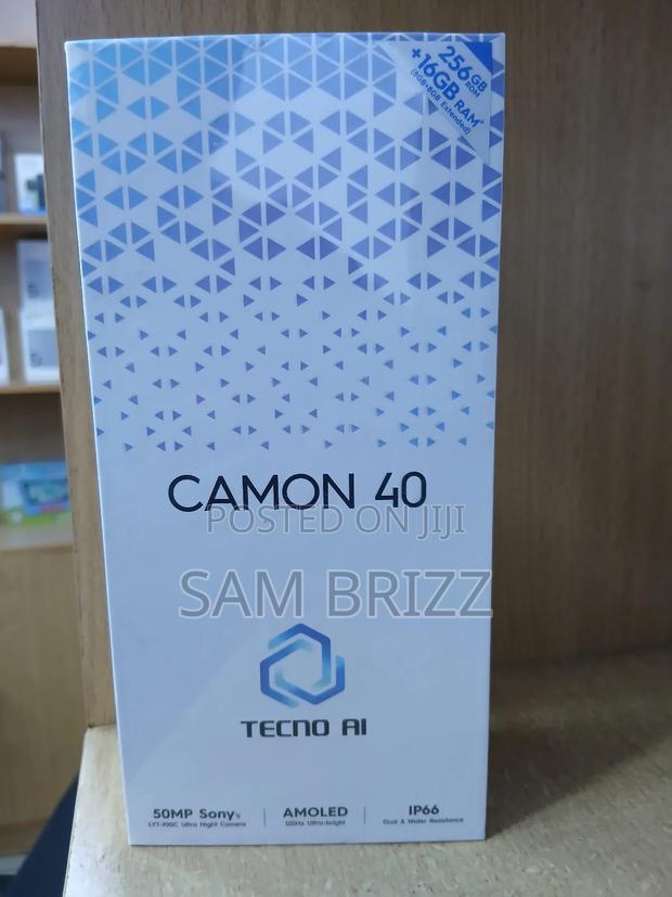 New Tecno Camon 40 256 GB Black