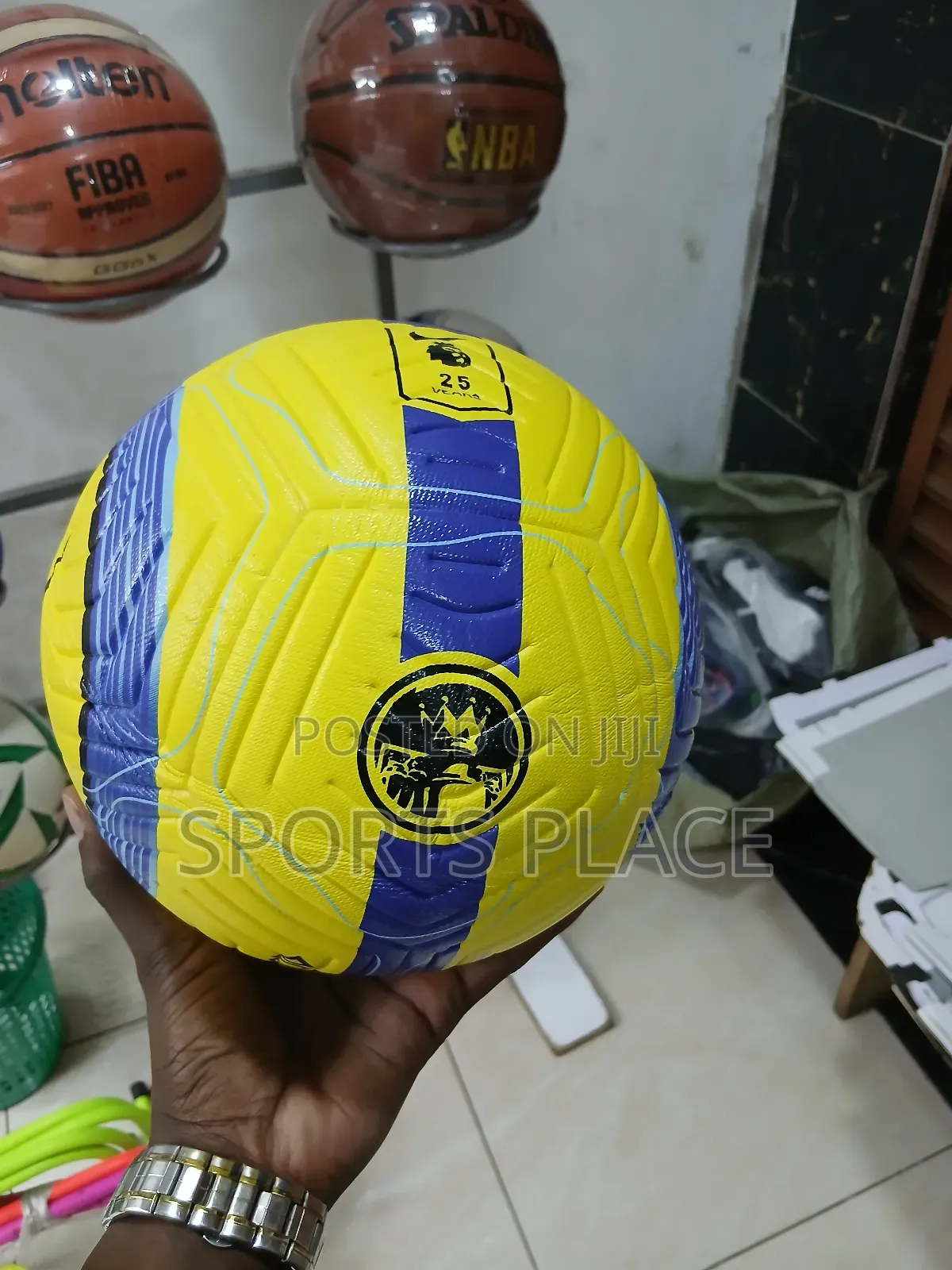 Nike Yellow Premier League Ball 2025