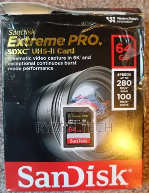 Sandisk Extreme Pro 64gb SDHC Card Up to 280mb/S - 64gb