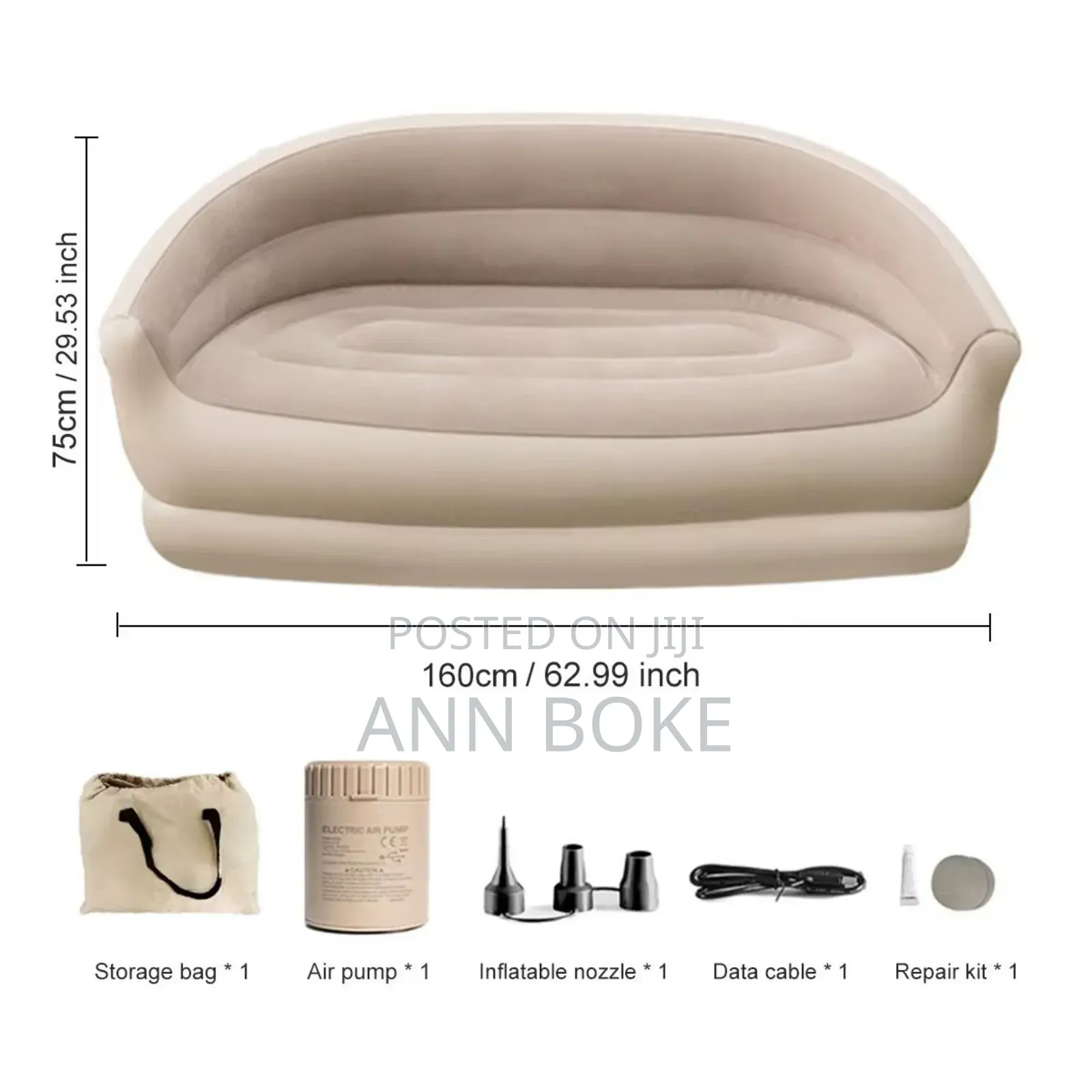 Two Seater Inflatable Sofa,Double Inflatable Chair