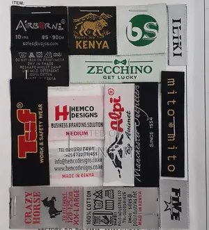 Woven Cloth Tags Printing