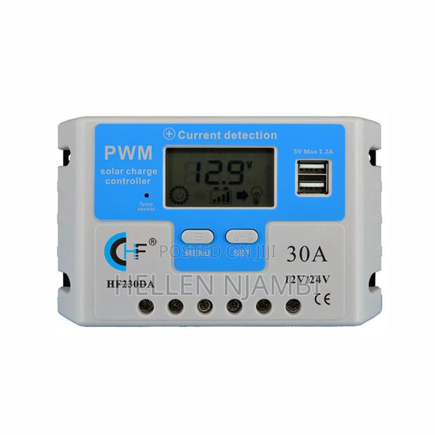 30ah Digital Solar Charge Controller - main view