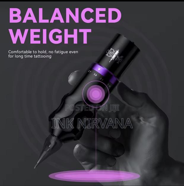 Gorilla Adjustable Stroke Tattoo Machine Pen Wireless Kit - thumbnail 3