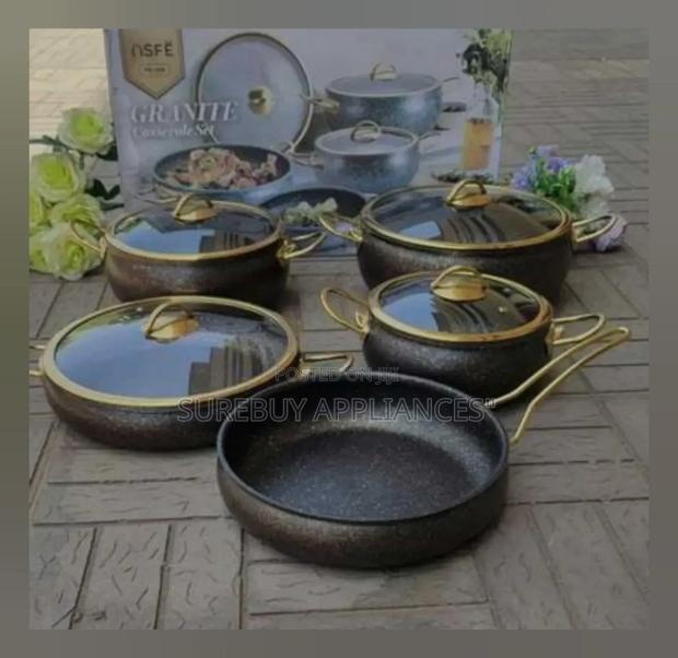 9pcs Granite Classy Cookware Set - main view