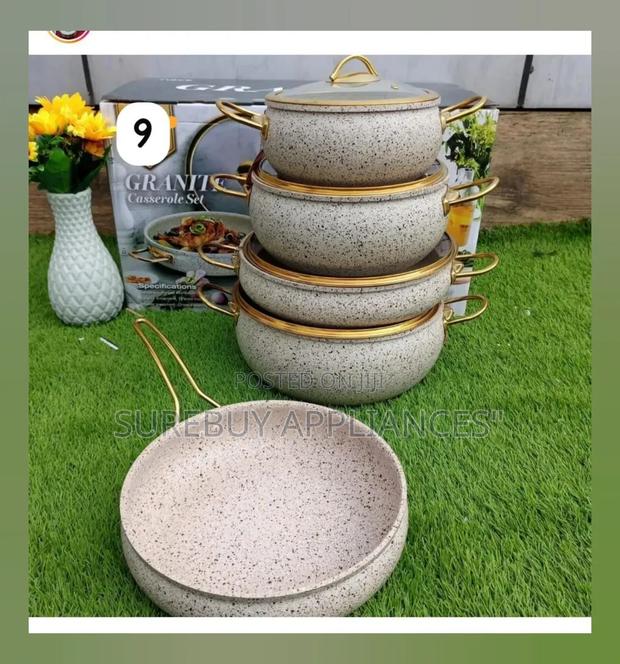 9 PCS Granite Coating Cookware Set  - main view