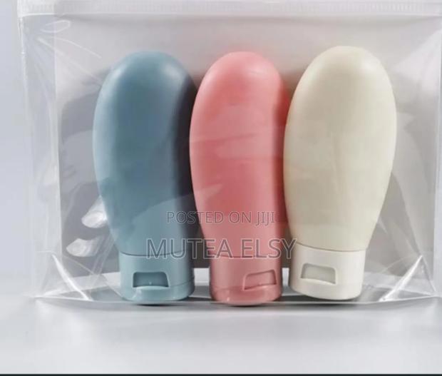 3 Pcs Nordic Style Portable Bottles For Shampoo,Shower Gel.