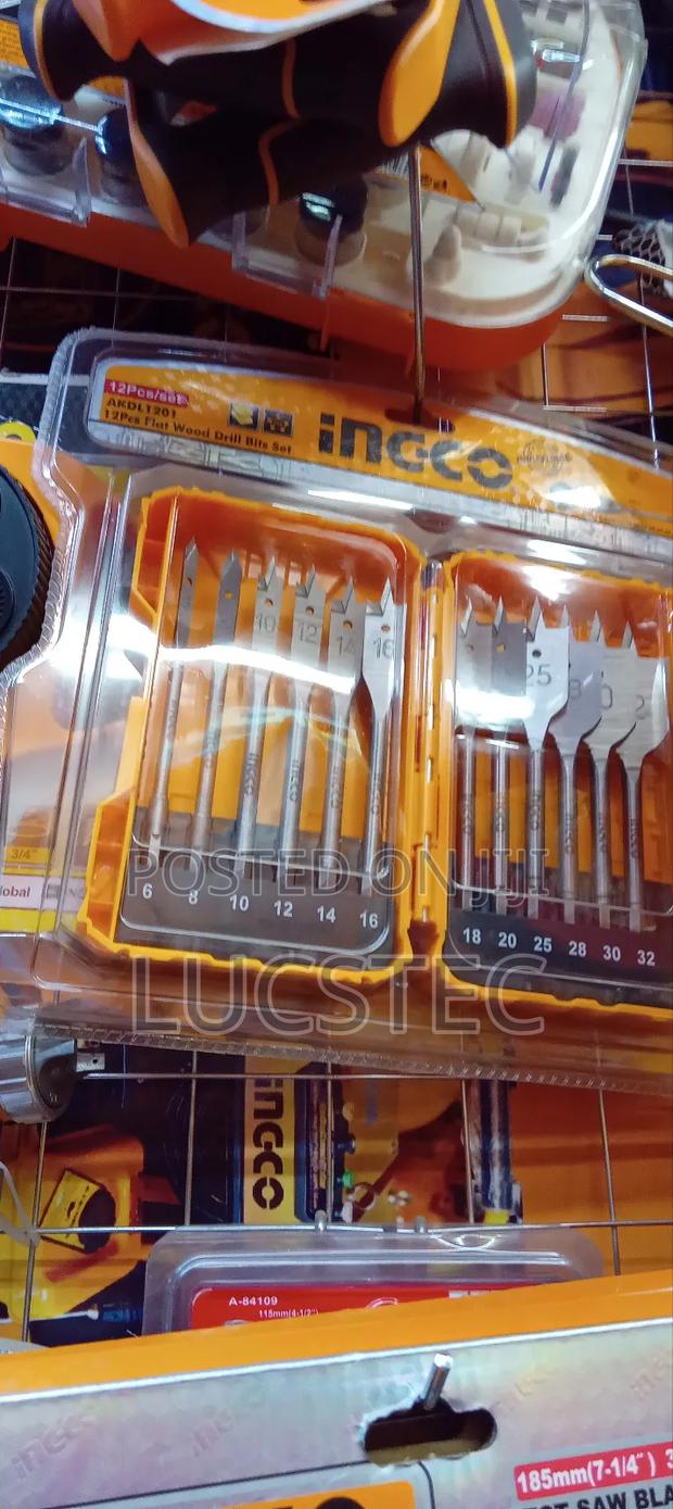 12 Pcs Flat Wood Drill Bits