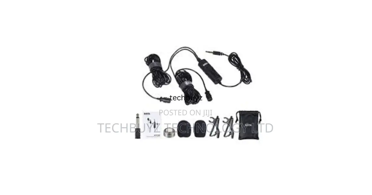 Boya by-M1dm Dual Omnidirectional Lavalier Microphone