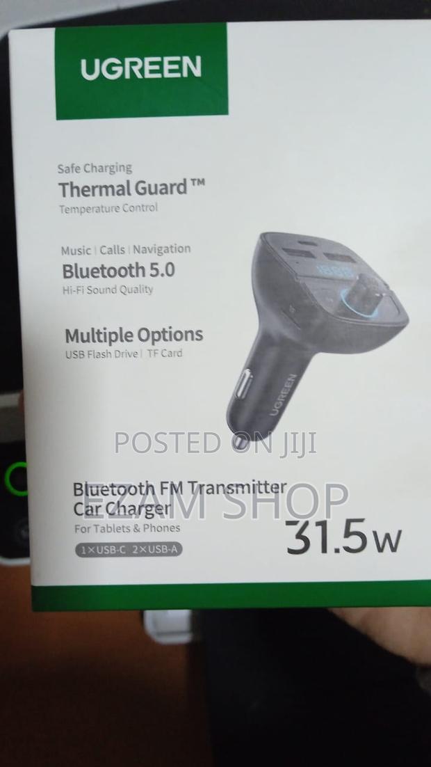 Ugreen Bluetooth Fm Transmitter Car Charger (Model Cd229) - main view