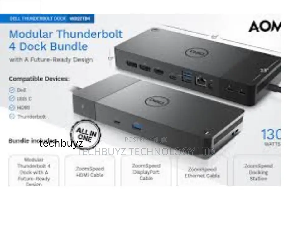 Dell Thunderbolt Wd22tb4 180w Docking Station