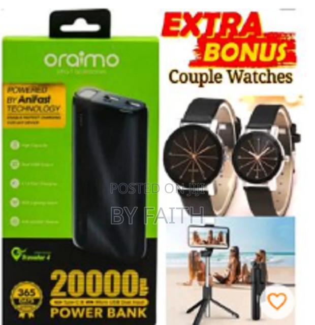 Power Bank Oraimo Power Bank 20,000 Amh ,Amh