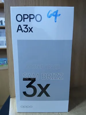 New Oppo A3x 64 GB Black