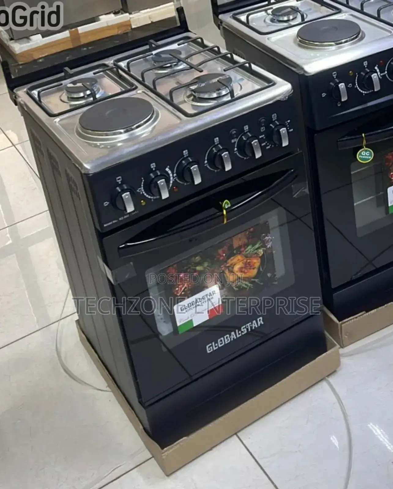 Globalstar 50*55cm Jet 3+1 Standing Cooker Electric Oven,