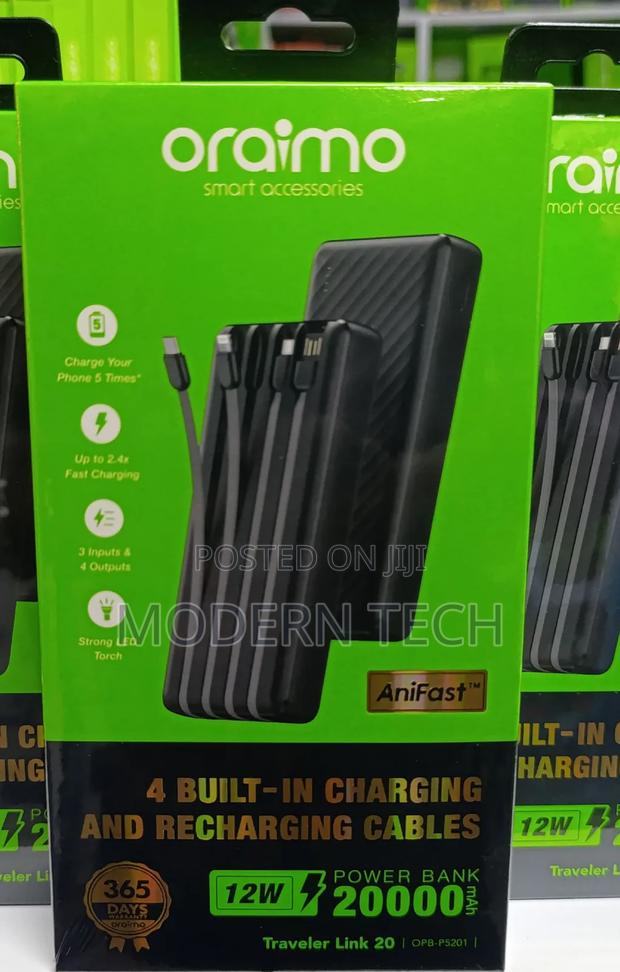 Oraimo Traveler 20000mah 12w Power Bank