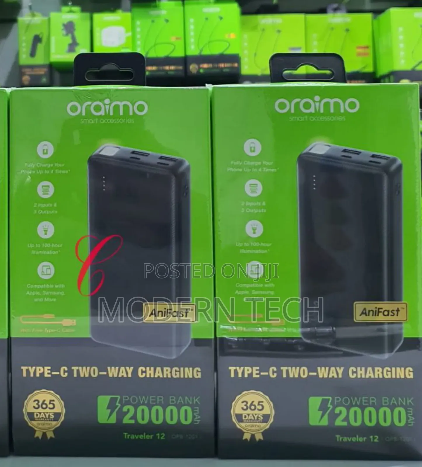 Oraimo 20000mah 12w Power Bank