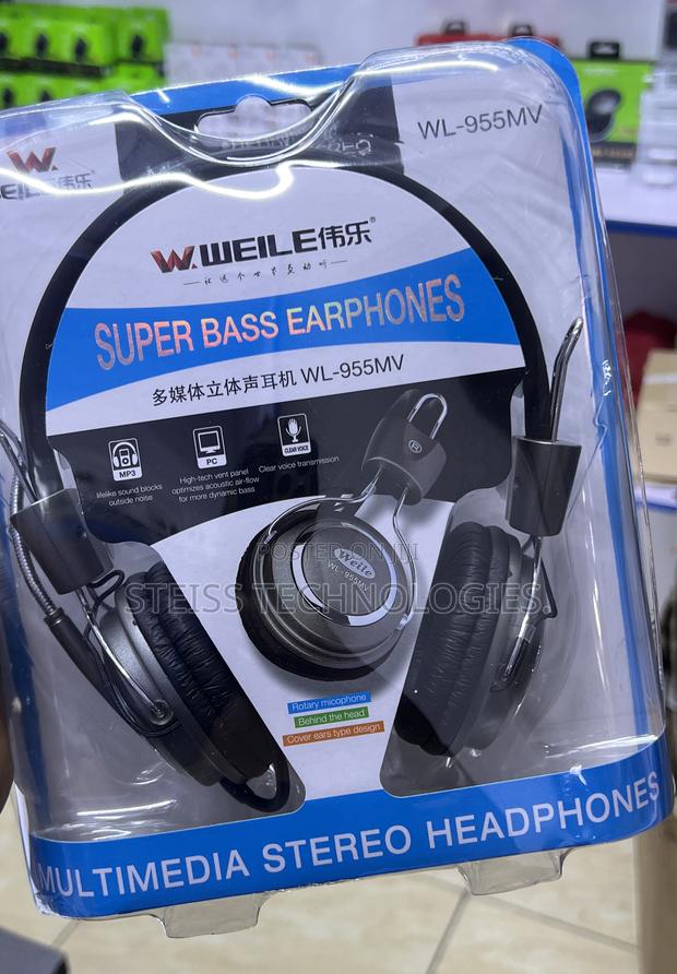 Weile Wired Stereo Microphone Headphones - thumbnail 4