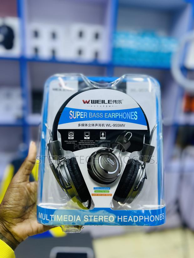 Weile Wired Stereo Microphone Headphones - main view
