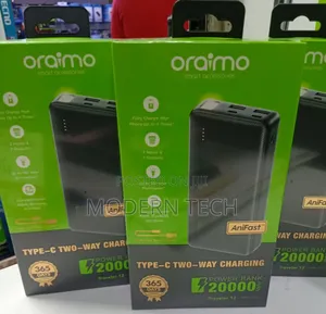 Oraimo 20000mah 12w Power Bank 12w 20009mah