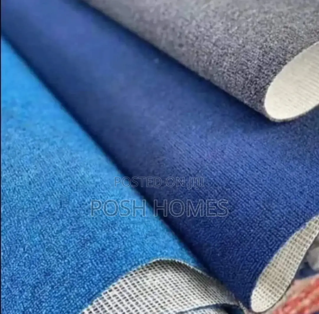 Soft Durable Blue Delta Wall to Wall Carpet