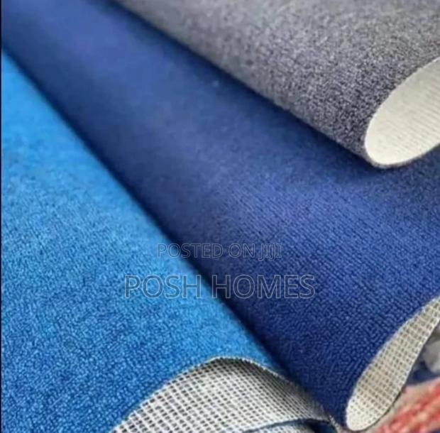 Soft Durable Blue Delta Wall to Wall Carpet
