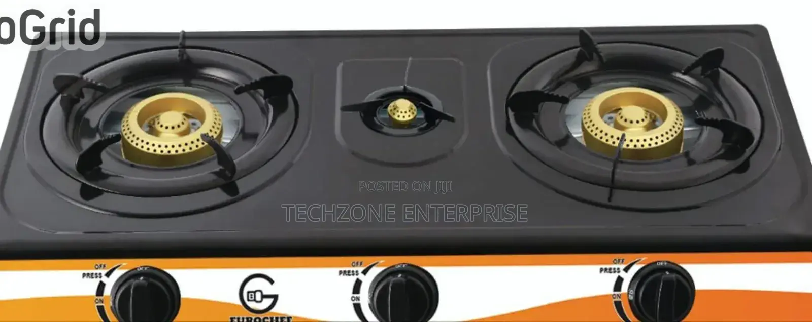 Eurochef (G003b) 3 Burners Gas Cooker, Table Top ;