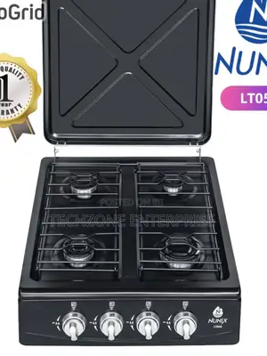 New Nunix Table Top Cooker Full Gas Cooker Mettalic Lid