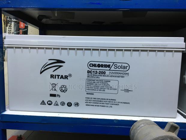 Ritar 200ah Backup Solar Battery - main view