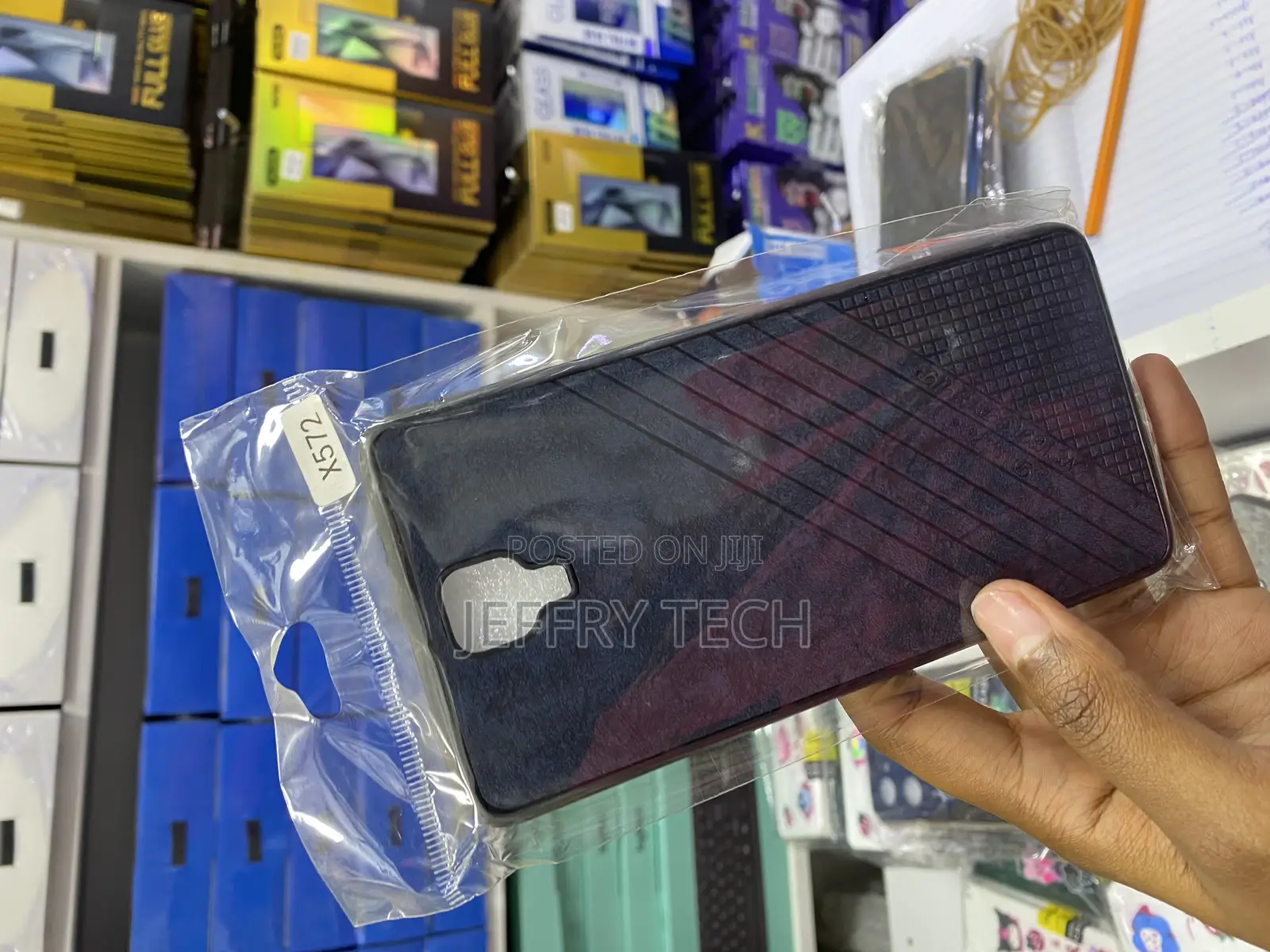 Qiongni Infinix Note 4 Leather Case With Silicone Bumper