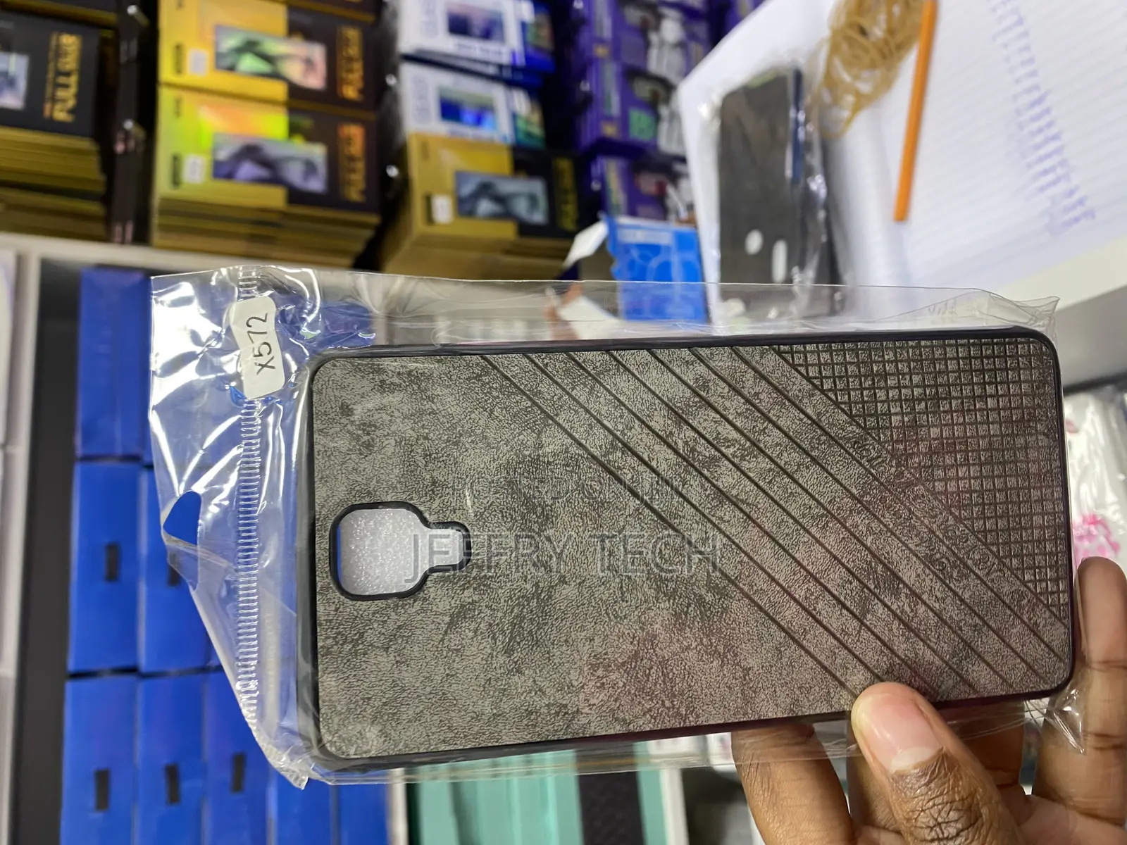 Ongni Infinix Note 4 X572 Leather Case With Silicone Bumper