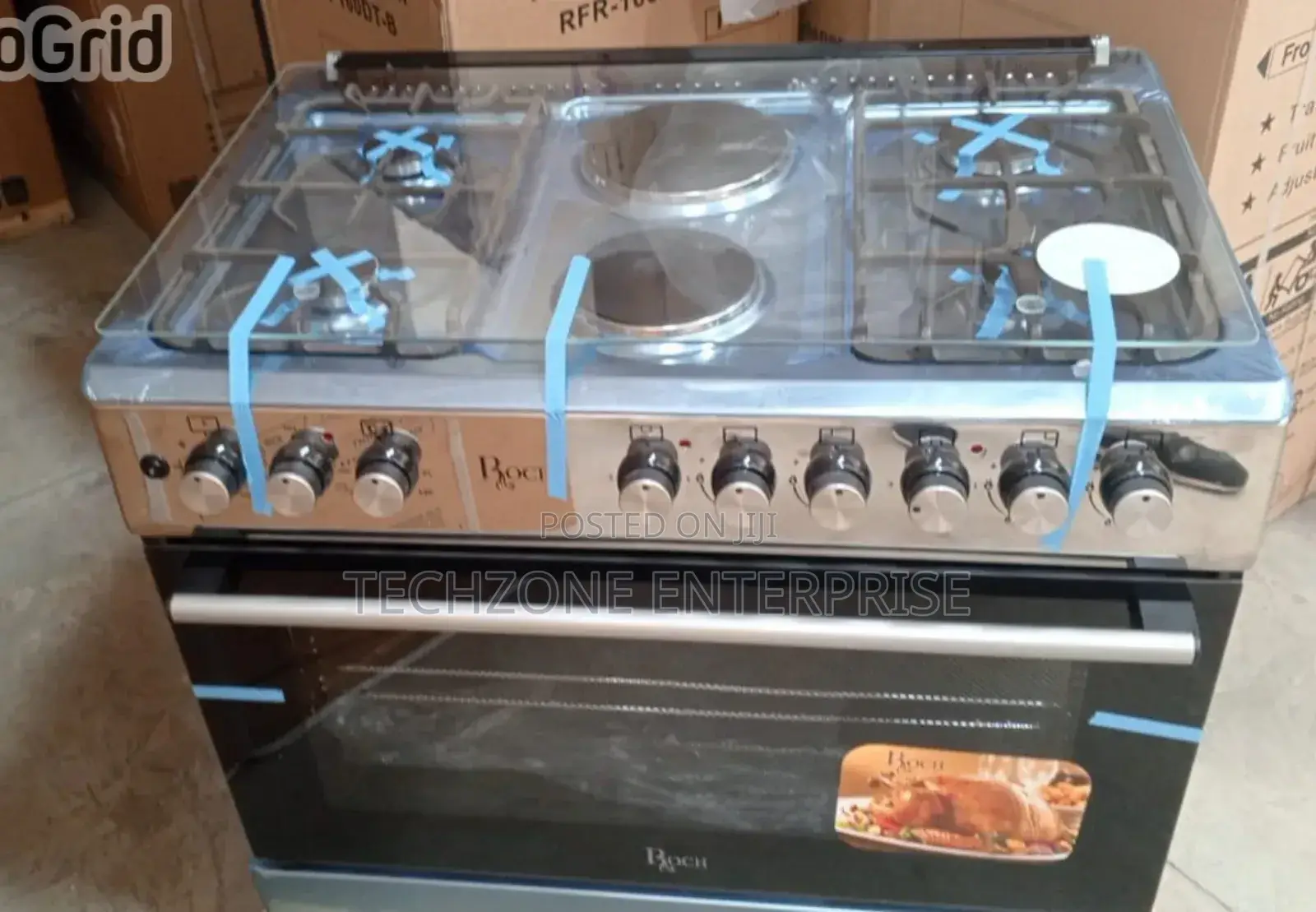 Roch 60*90cm 4g+2e Coooker With Electric Oven Turbo Fan 