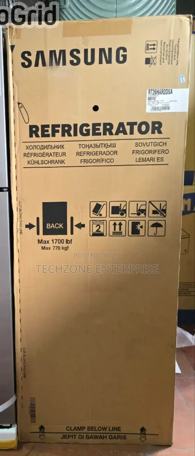 Samsung Rt26har2dsa Double Door Fridge – 203 Litres Silver 