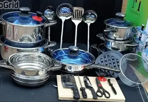 Heavy Marwa German Life 30 PCS Stainless Cookware Set 