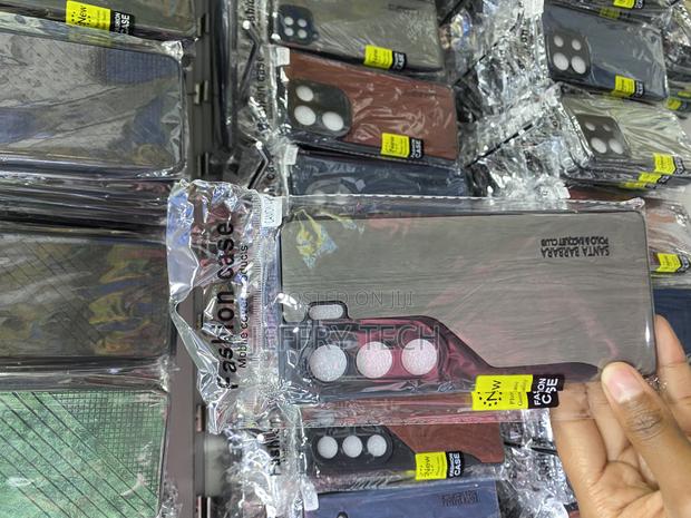 Shrecvk Tecno Camon 40 Leather Case With Silicone Bumper - main view