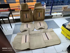 5-Seater Beige Seat Covers / Universal Leather Set