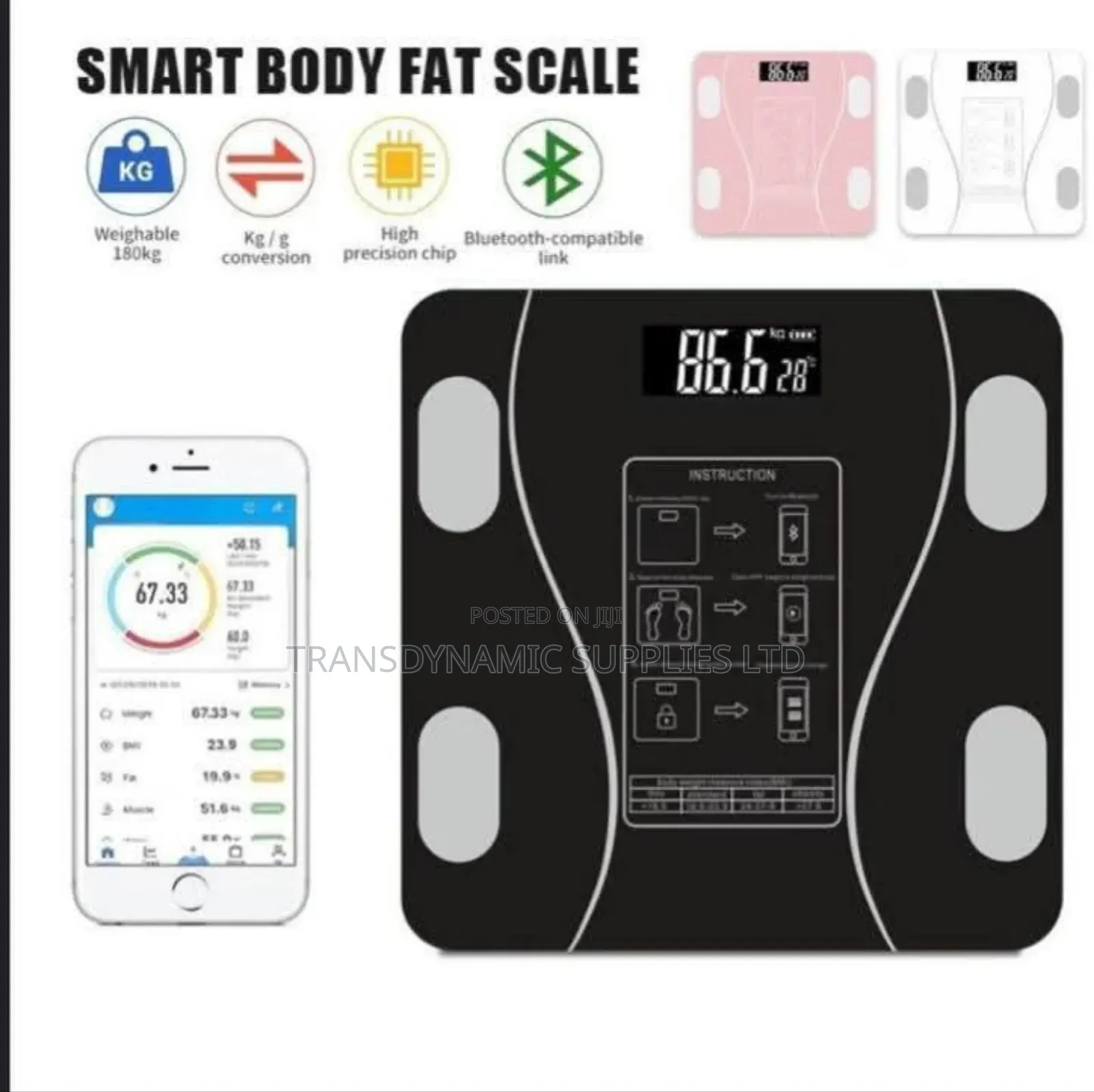 Bluetooth Bathroom Scale