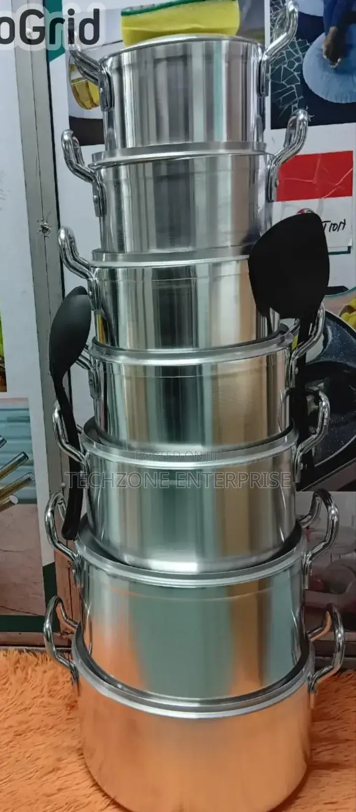 Quality Tornado 14-PCS Stainless Steel Cooking Pot Set ;