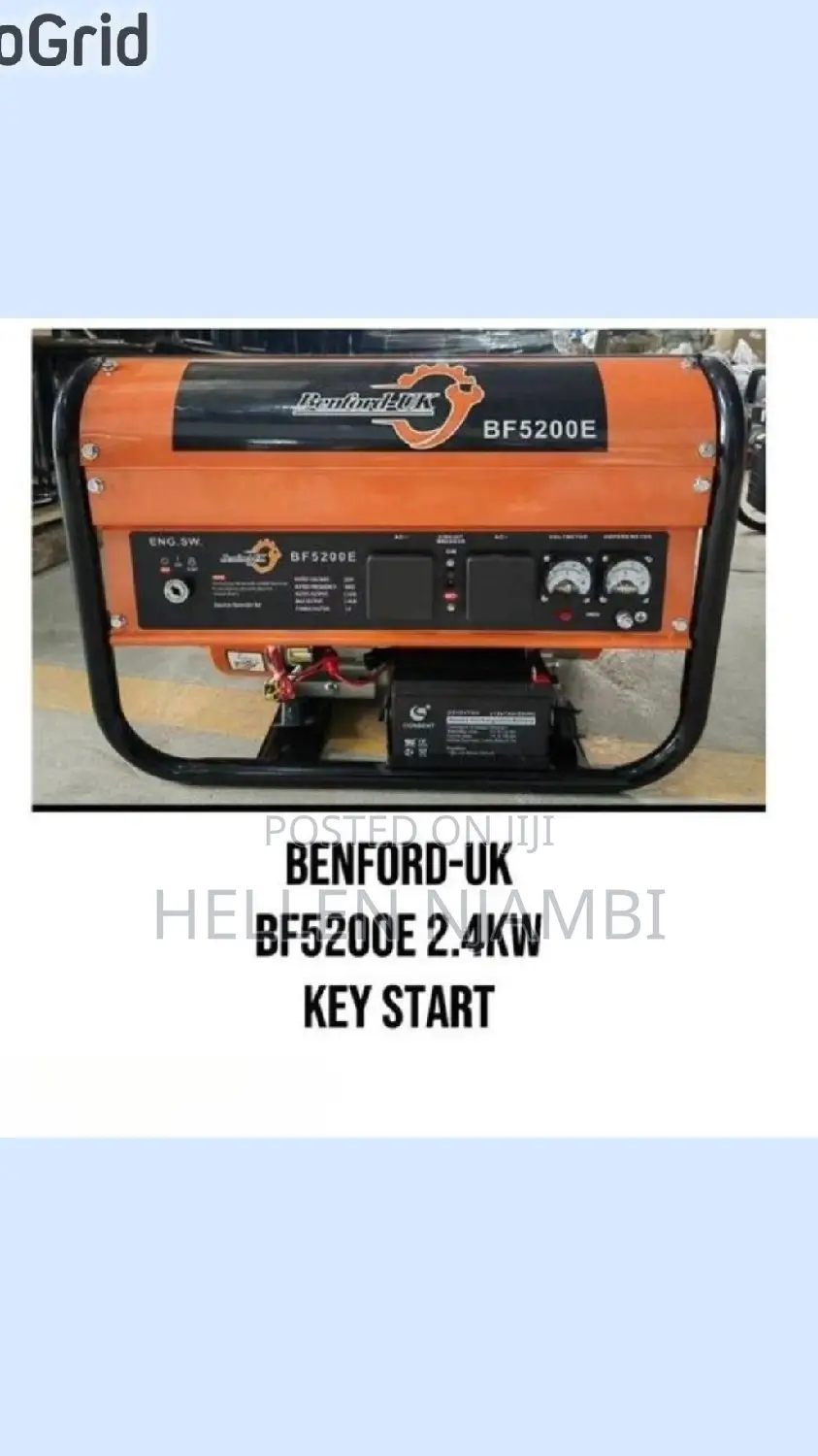 Benford Uk 2.4kw Key Start Generator