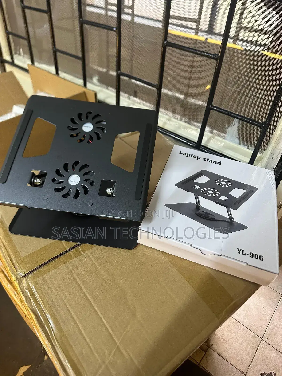 Rotating Laptop Stand With Dual Funs
