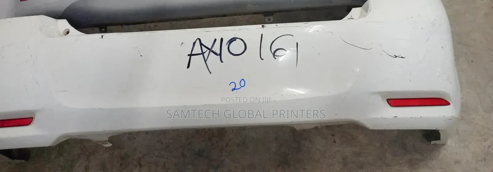 Extra Ordinary Ex Japan Toyota Axio Back Bumper