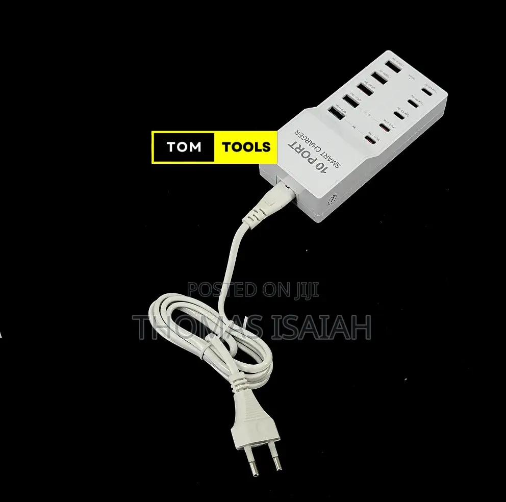 10 Usb Ports 72w Smart Fast Charger Station Power Adapter