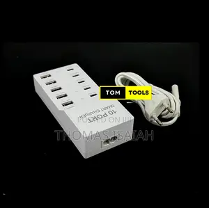 10 Usb Ports 72w Smart Fast Charger Station Power Adapter